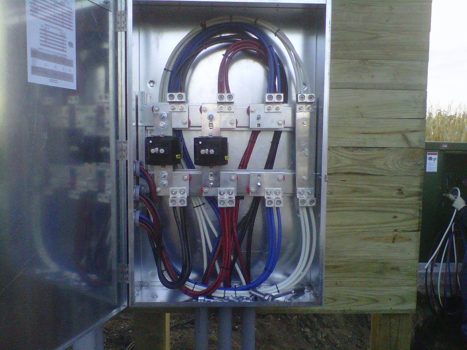 Agricultural electrical work